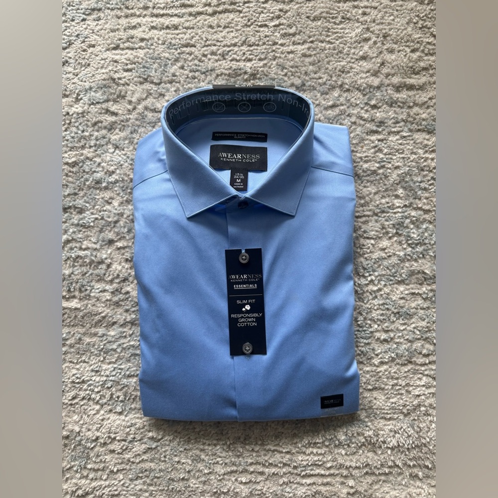 Kenneth Cole Light Blue Dress Shirt